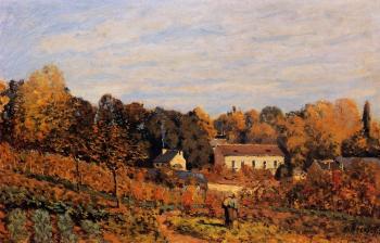 阿爾弗萊德 西斯萊 Kitchen Garden at Louveciennes 阿爾弗萊德 西斯萊 Kitchen Garden at Louveciennes
